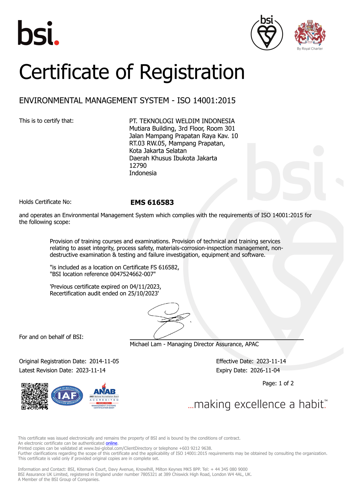 ISO 14001:2015