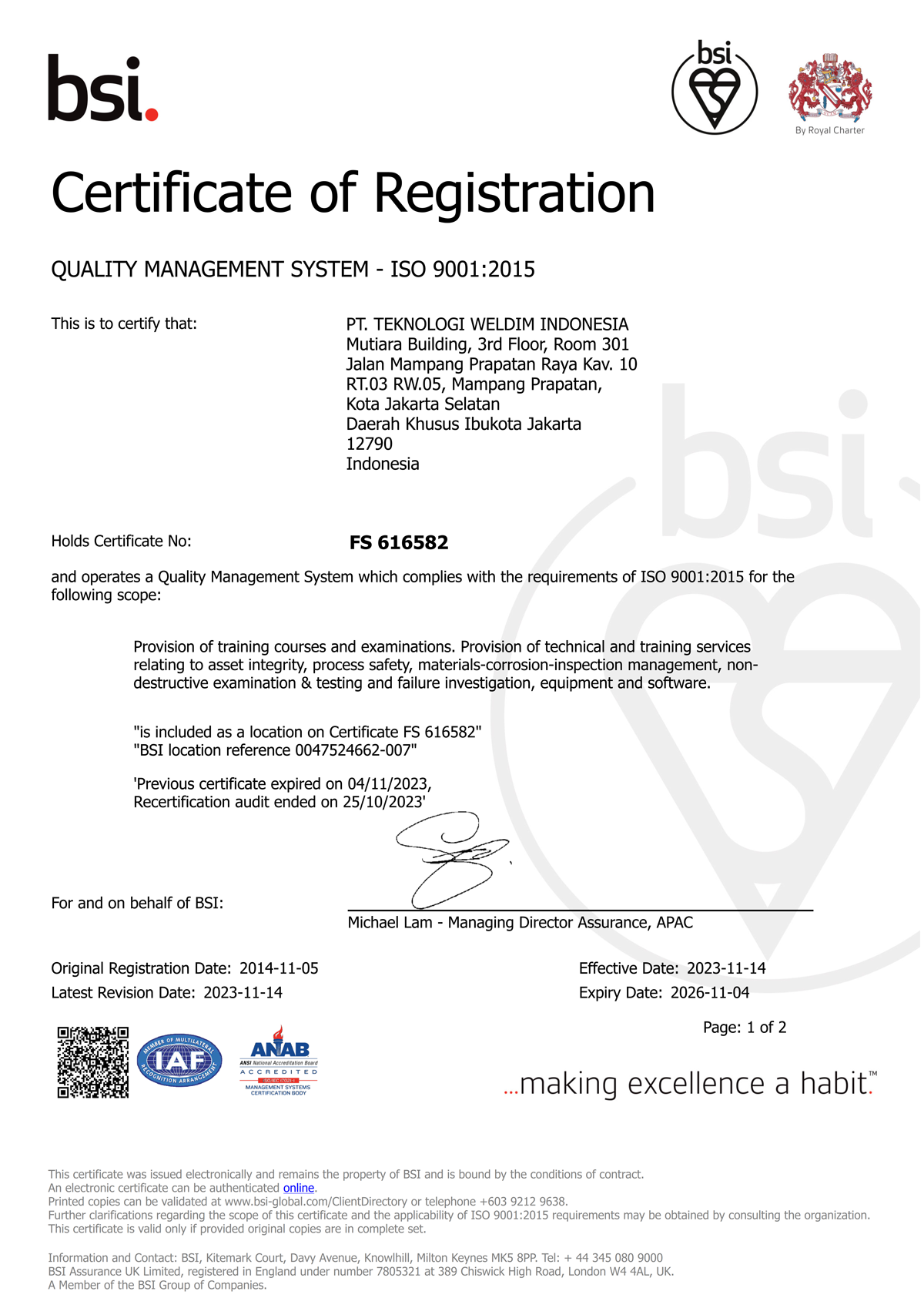 ISO 9001:2015