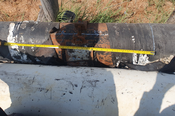 External corrosion on buried pipeline